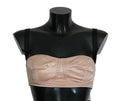 Dolce & Gabbana Black Straps Pink Balconcino Bra by Dolce & Gabbana