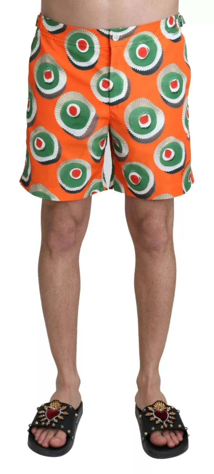 Dolce & Gabbana Orange Cupcake Beachwear Shorts Swimwear by Dolce & Gabbana