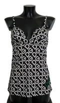 Dolce & Gabbana Black DG Mania Print Sleeveless Swimwear by Dolce & Gabbana