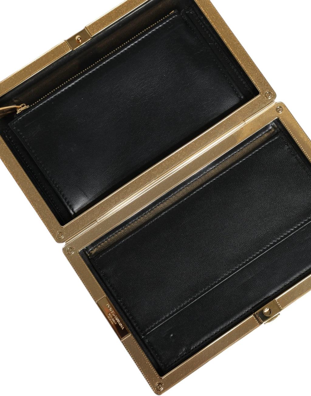 Dolce & Gabbana Multicolor Floral Gold Frame Clutch Evening Purse Bag by Dolce & Gabbana