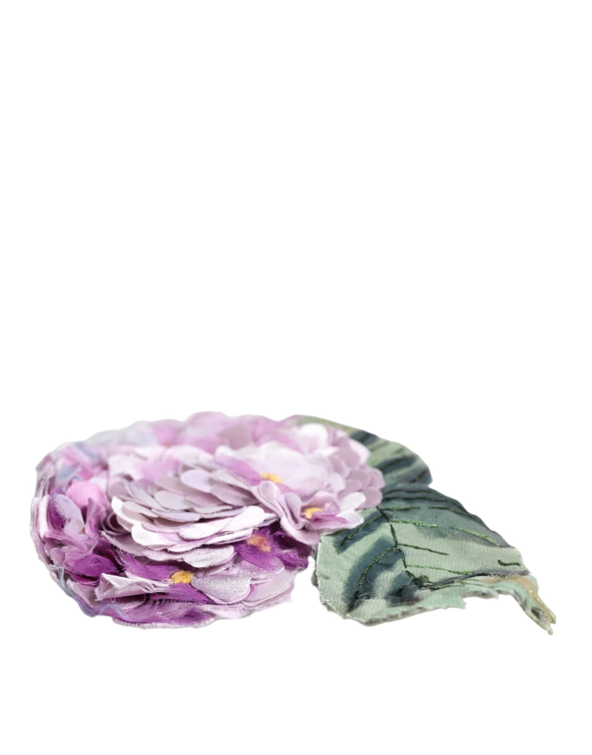 Dolce & Gabbana Multicolor Hydrangea Gold Brass Pin Brooch by Dolce & Gabbana