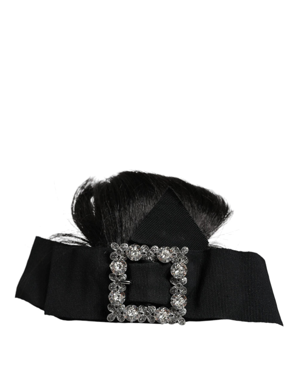 Dolce & Gabbana Black Hair Parrucchiera Crystal Headband Diadem by Dolce & Gabbana