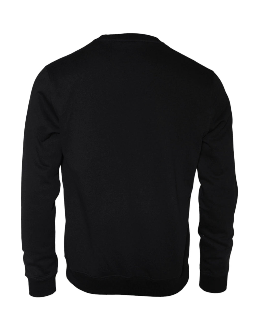 Versace Black Medusa Fleece Cotton Crew Neck Sweatshirt Sweater by Versace