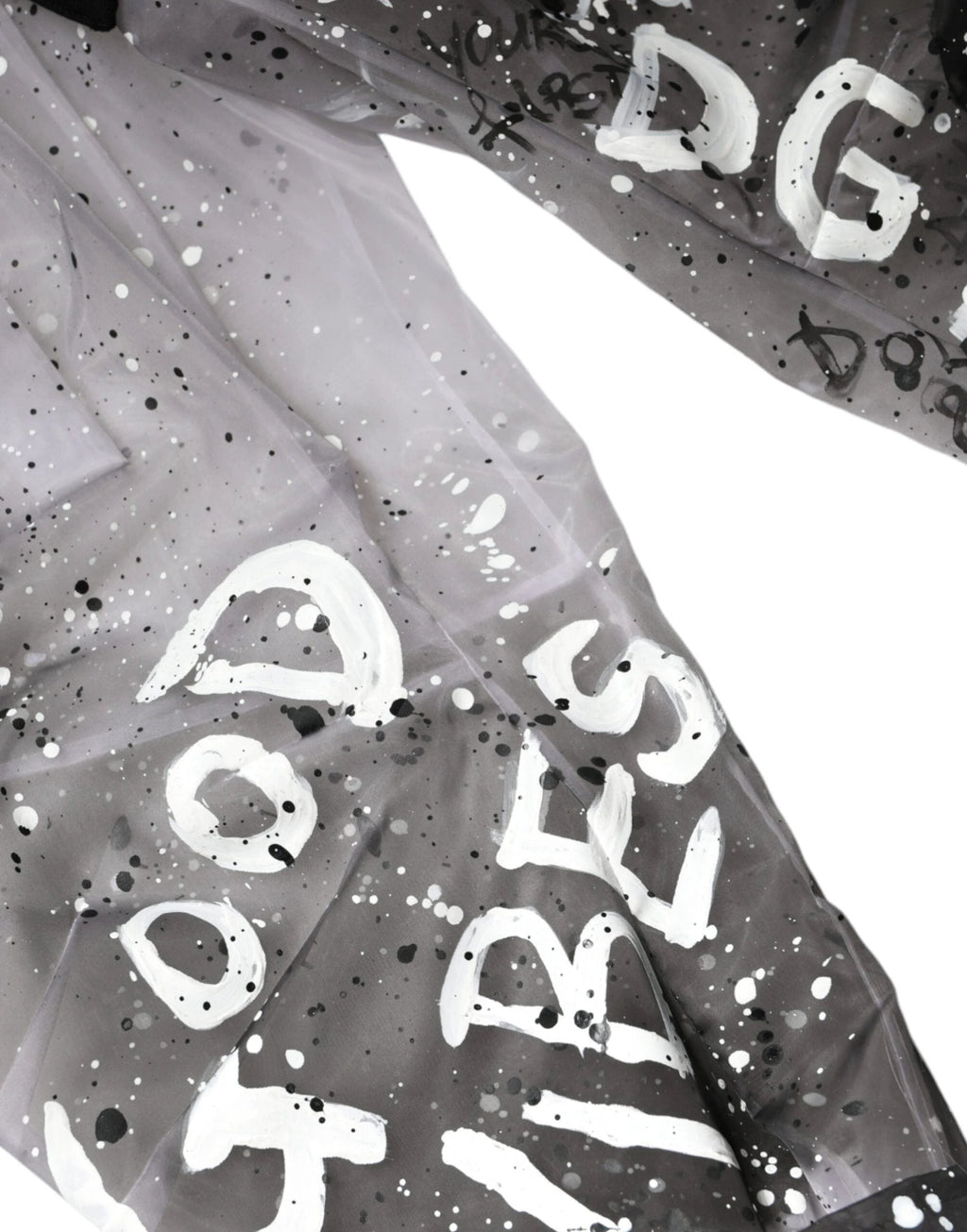 Dolce & Gabbana White See Through Logo Cropped Cargo Pants by Dolce & Gabbana