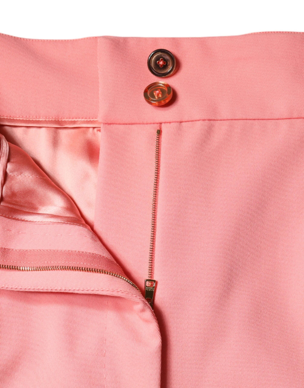 Dolce & Gabbana Rose Pink Polyester High Waist Tapered Pants by Dolce & Gabbana