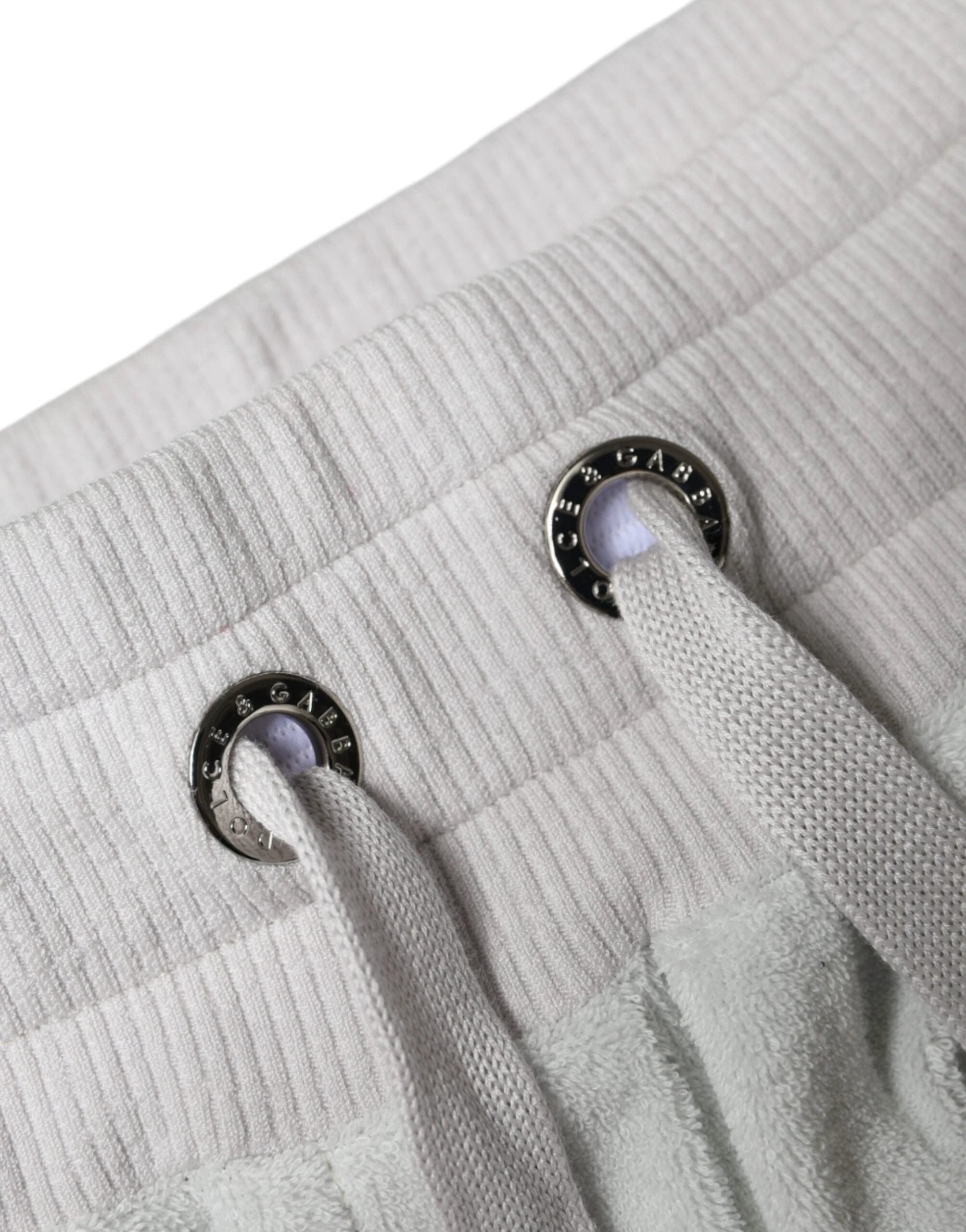 Dolce & Gabbana White Nylon Jogger Sweatpants Pants by Dolce & Gabbana