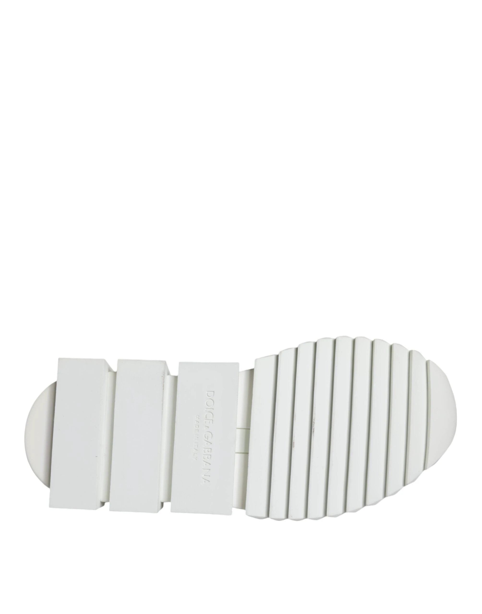 Dolce & Gabbana White Mesh Sorrento Trekking Sneakers Shoes by Dolce & Gabbana