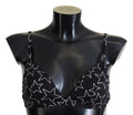Dolce & Gabbana Black Millennials Star Non Wire Cotton Bra Underwear by Dolce & Gabbana