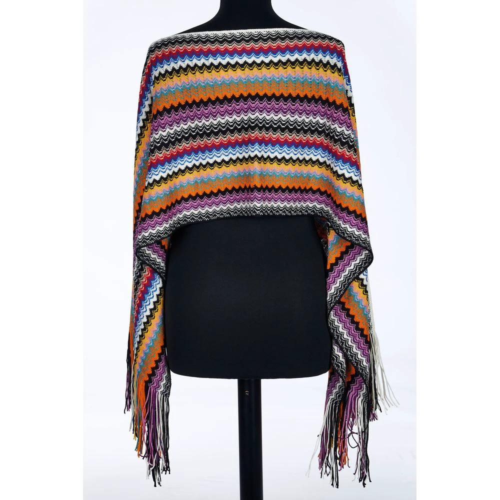Missoni Multicolor Wool Women Poncho by Missoni