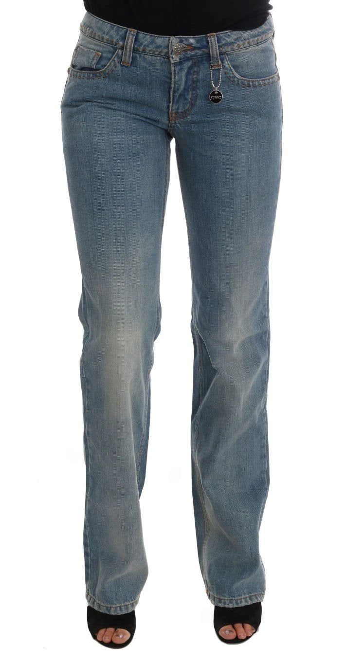 Costume National Blue Wash Cotton Classic Jeans by Costume National