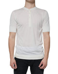 Dolce & Gabbana Off White Cotton Short Sleeves T-shirt by Dolce & Gabbana