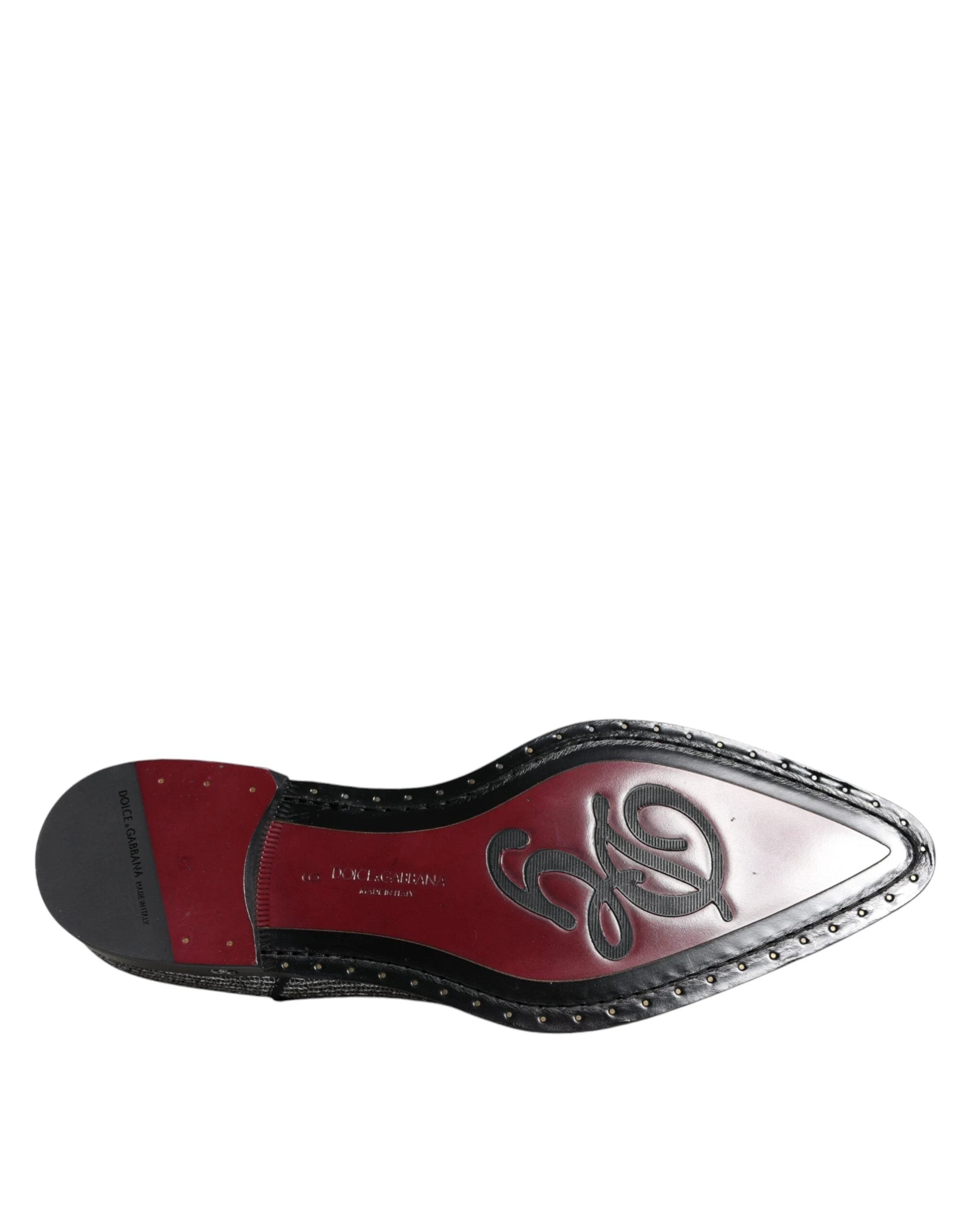 Dolce & Gabbana Silver Polyurethane Derby Formal Dress Shoes by Dolce & Gabbana