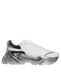 Baskets basses Dolce &amp; Gabbana Daymaster blanches et argentées