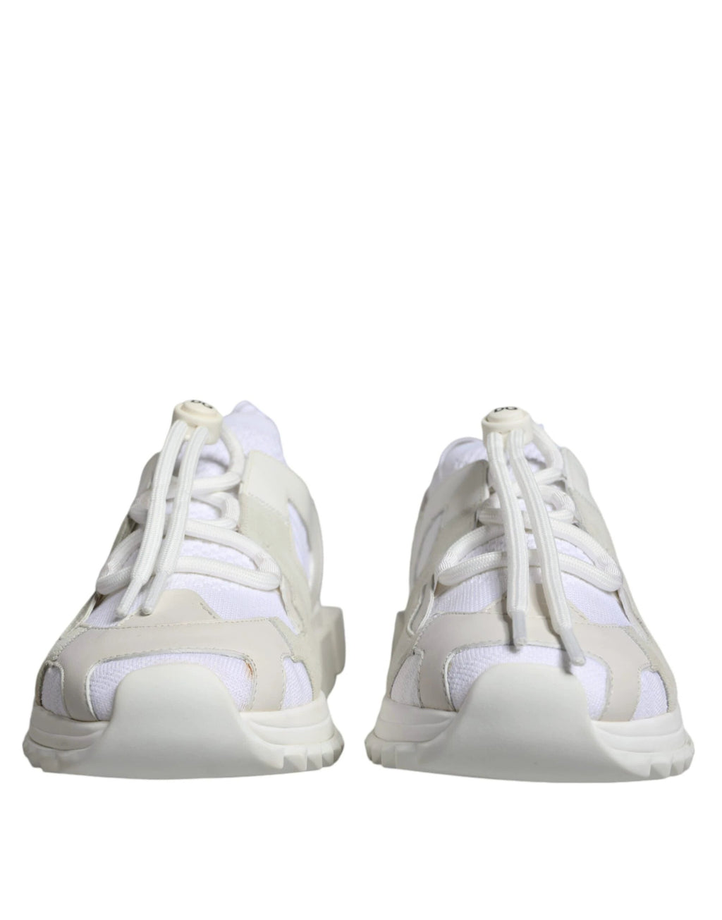 Dolce & Gabbana White Mesh Sorrento Trekking Sneakers Shoes by Dolce & Gabbana