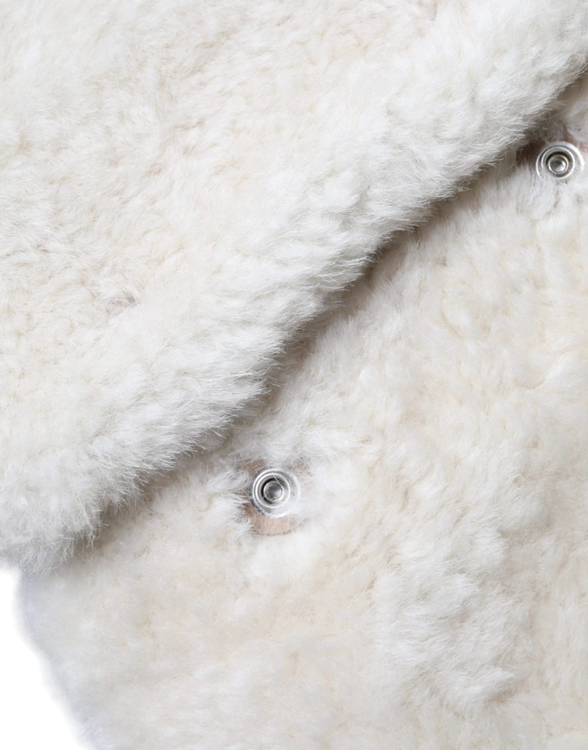 Burberry White WARRENFORD Shearling Leather Vest Coat Jacket by Burberry