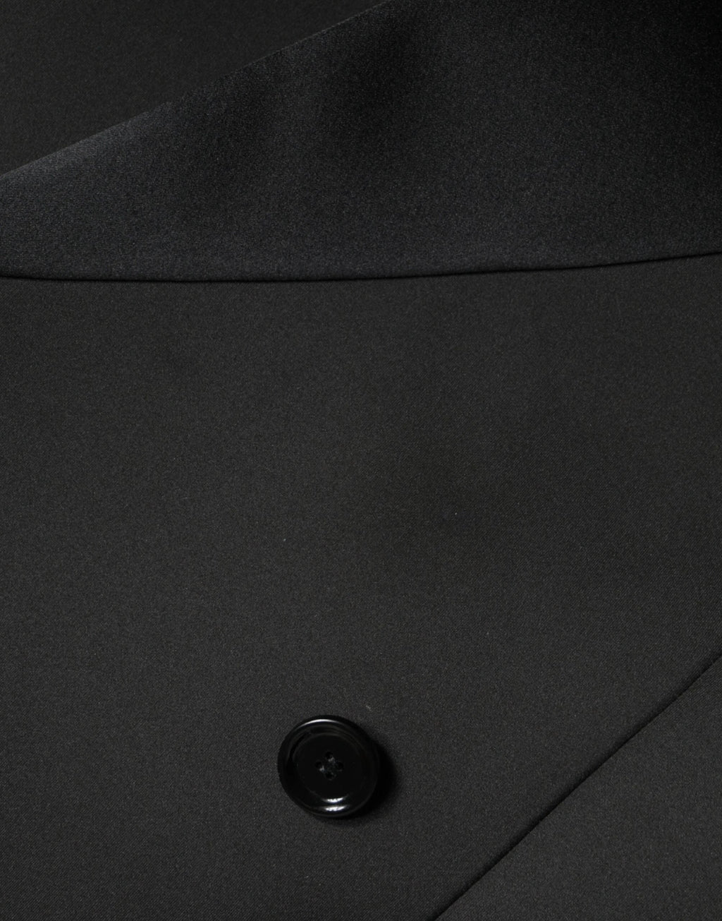 Dolce & Gabbana Black Polyester Double Breasted Coat Jacket by Dolce & Gabbana