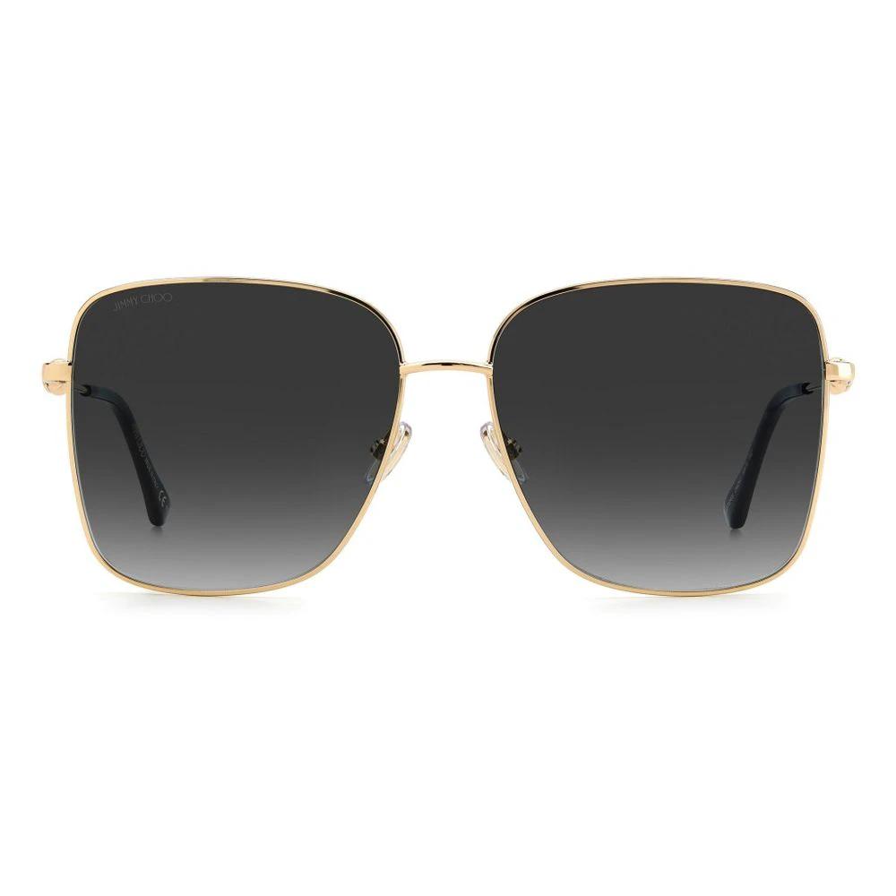 Jimmy Choo Gold Metal Sunglasses by Jimmy Choo