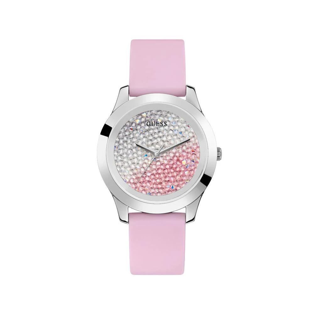 Guess Multicolor Rubber Dress Watch by Guess