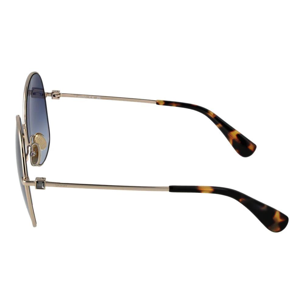 Lunettes de soleil Max Mara en métal doré