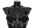 Dolce & Gabbana Black Silk White Lace Stretch Underwear Bra by Dolce & Gabbana
