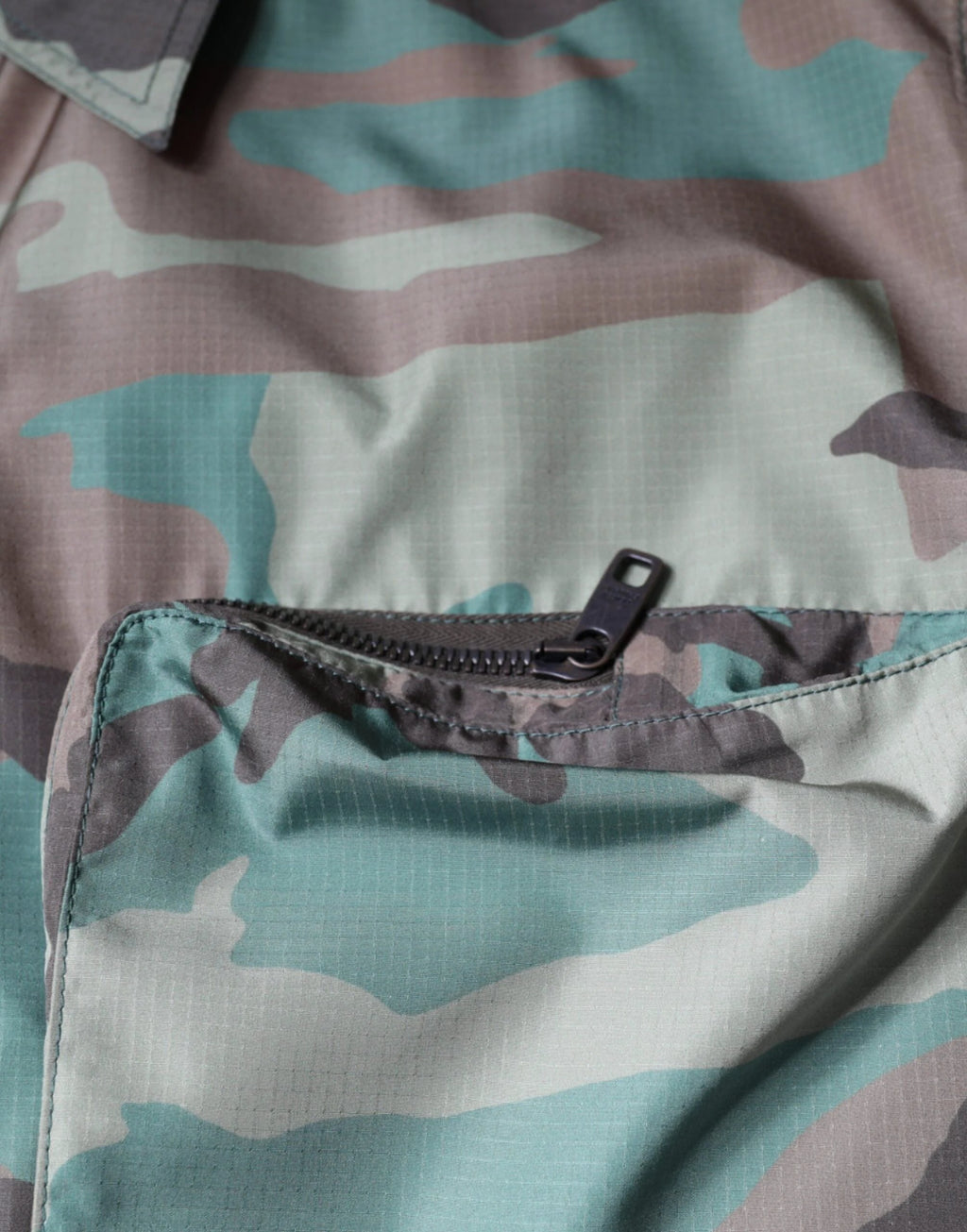 Dolce & Gabbana Multicolor Camouflage Button Down Shirt by Dolce & Gabbana