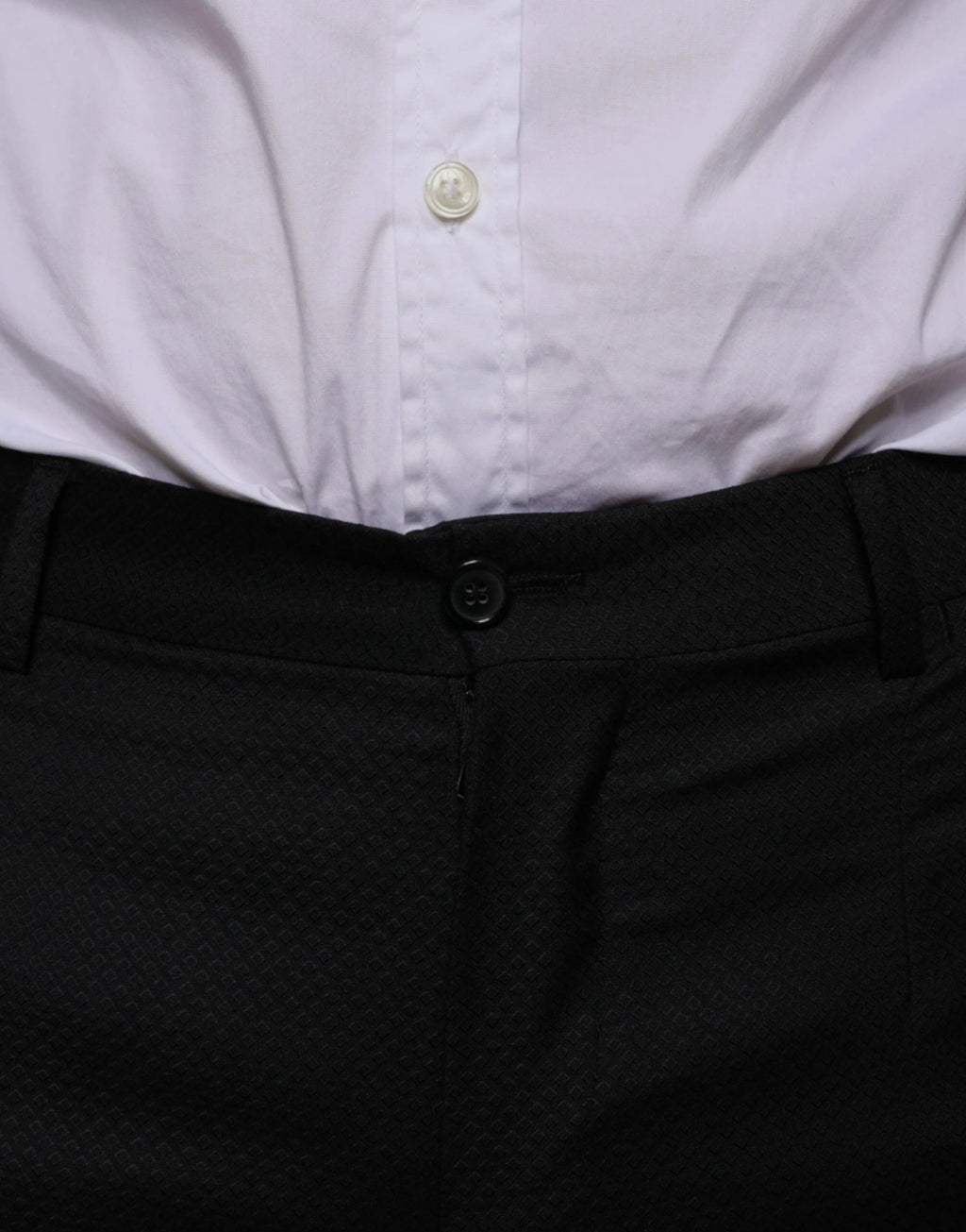 Dolce & Gabbana Black Wool Skinny Dress Formal Pants by Dolce & Gabbana