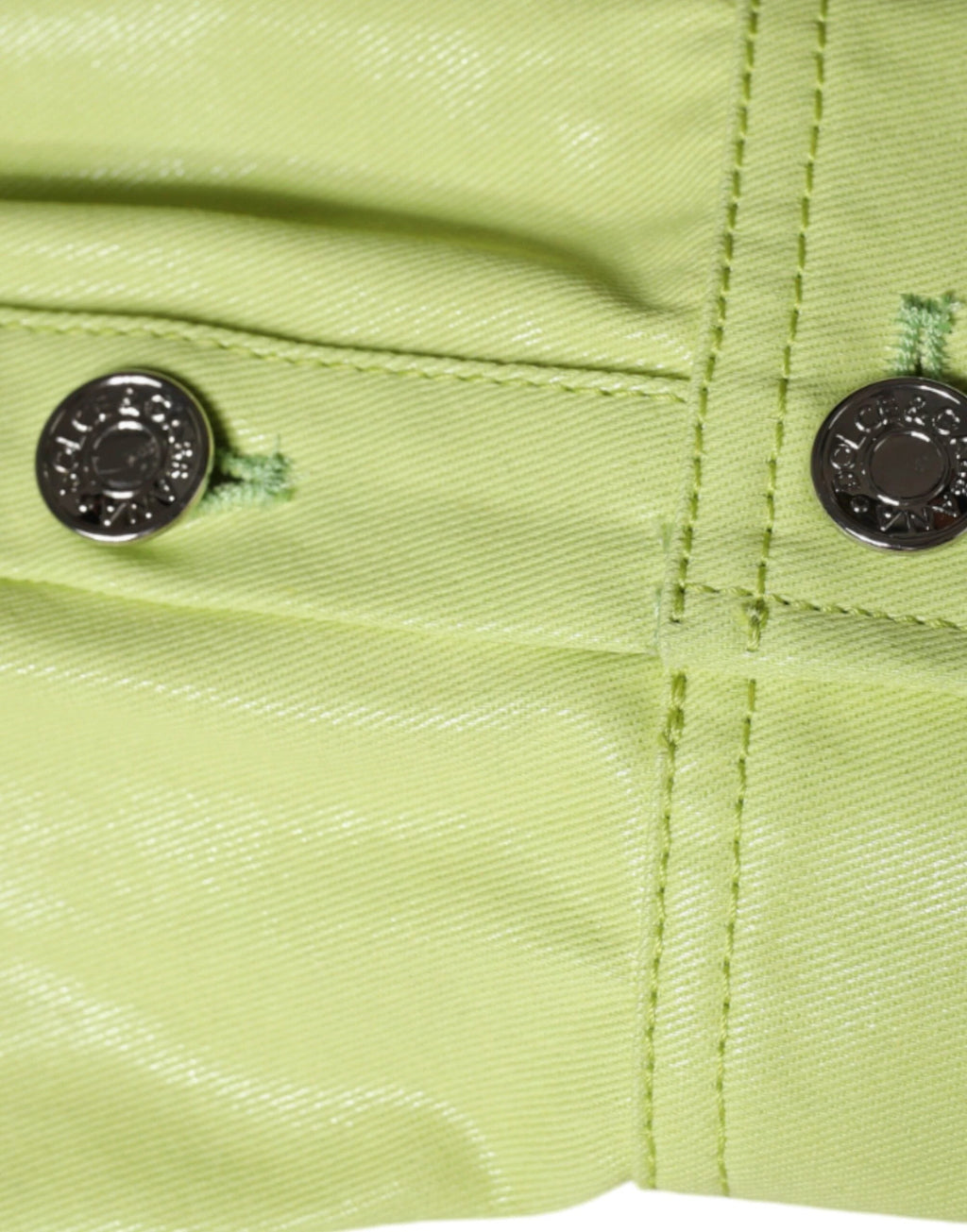 Dolce & Gabbana Green Cotton Collared Men Button Down Shirt by Dolce & Gabbana