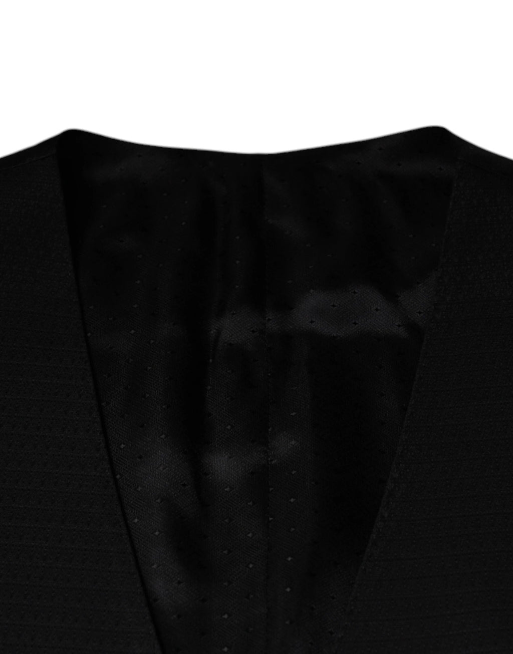Dolce & Gabbana Black Wool Waistcoat Dress Formal Vest by Dolce & Gabbana