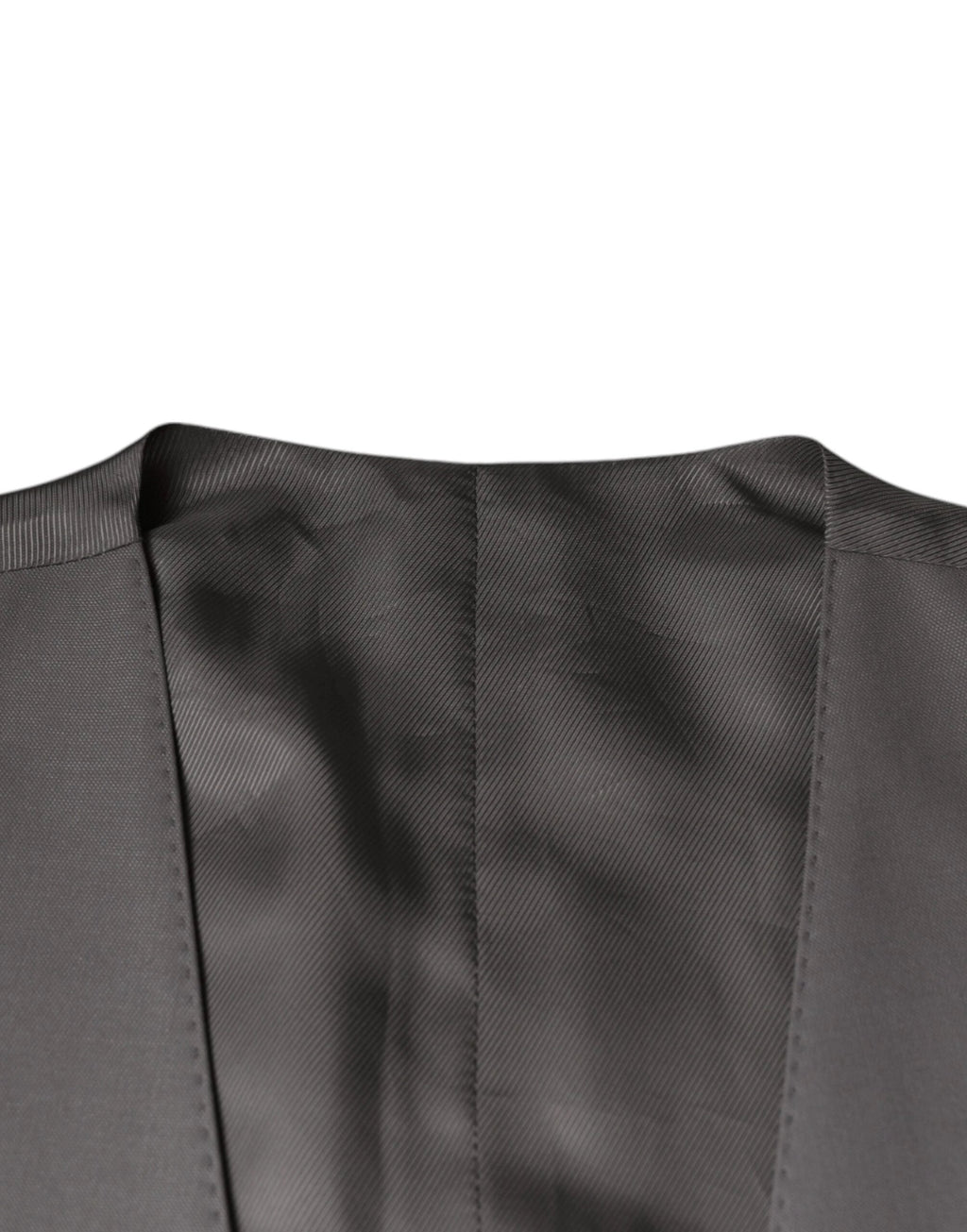 Dolce & Gabbana Light Gray Wool Formal Dress Waistcoat Vest by Dolce & Gabbana