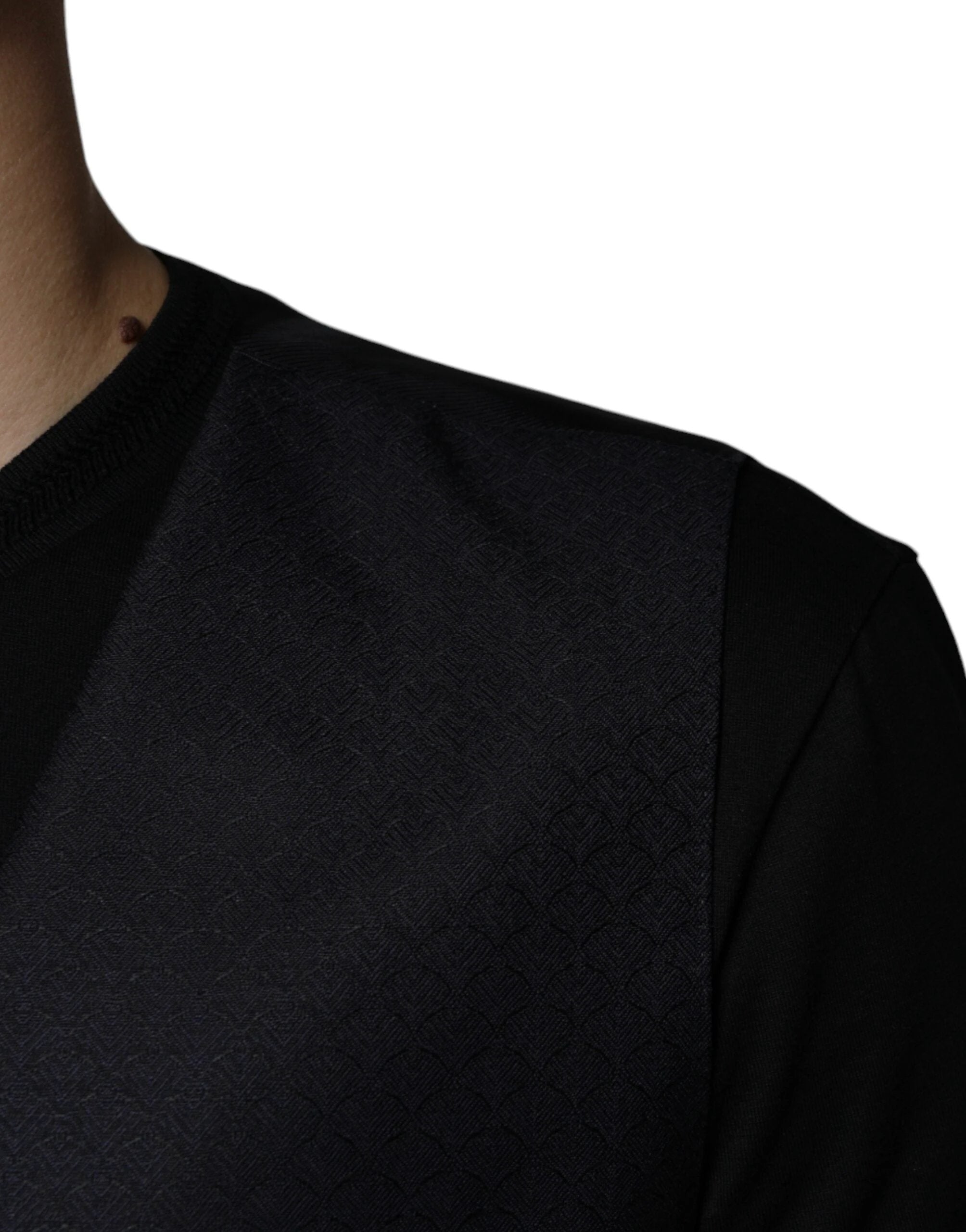 Dolce & Gabbana Black Wool Waistcoat Dress Formal Vest by Dolce & Gabbana