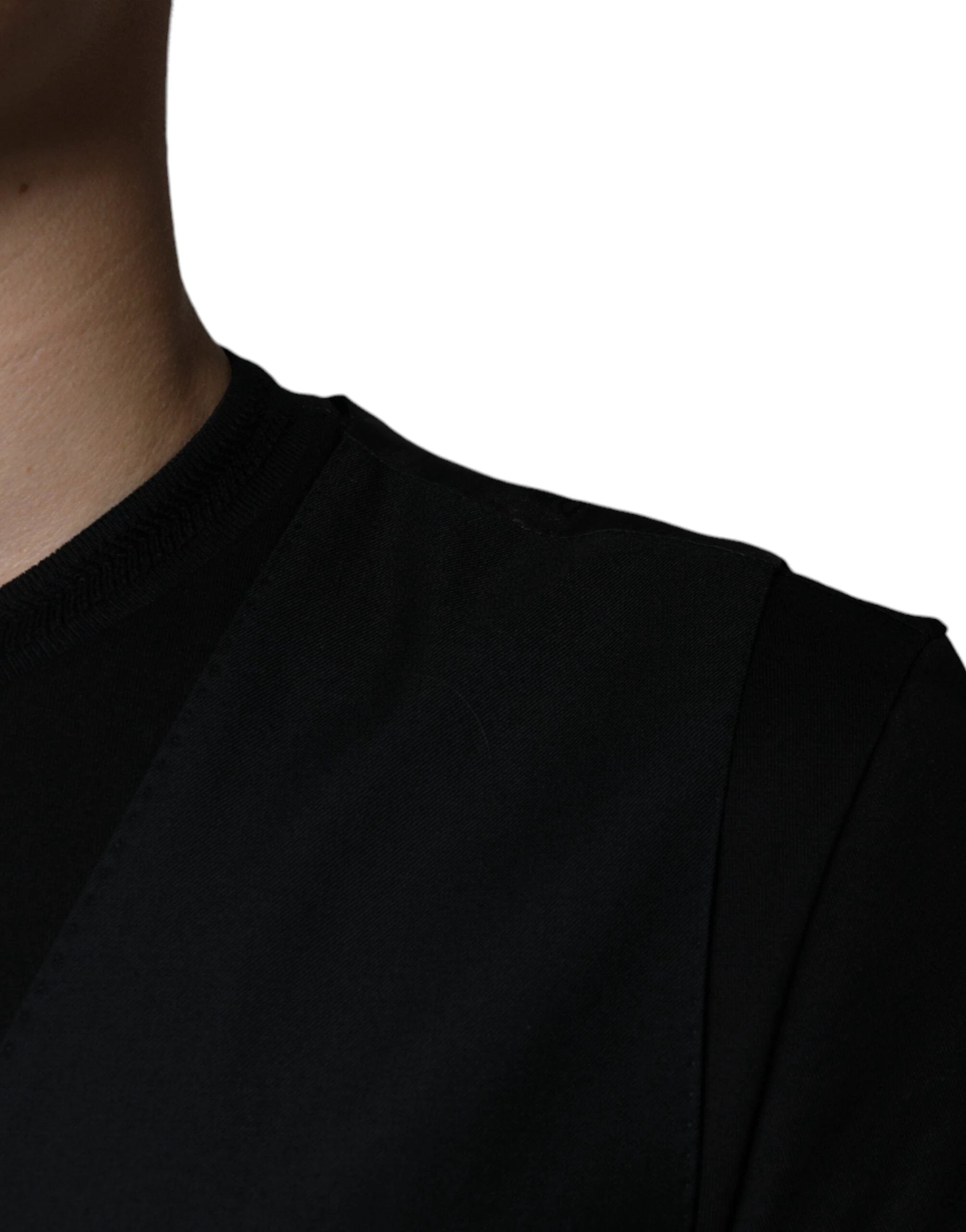 Dolce & Gabbana Black Wool Waistcoat Dress Formal Vest by Dolce & Gabbana