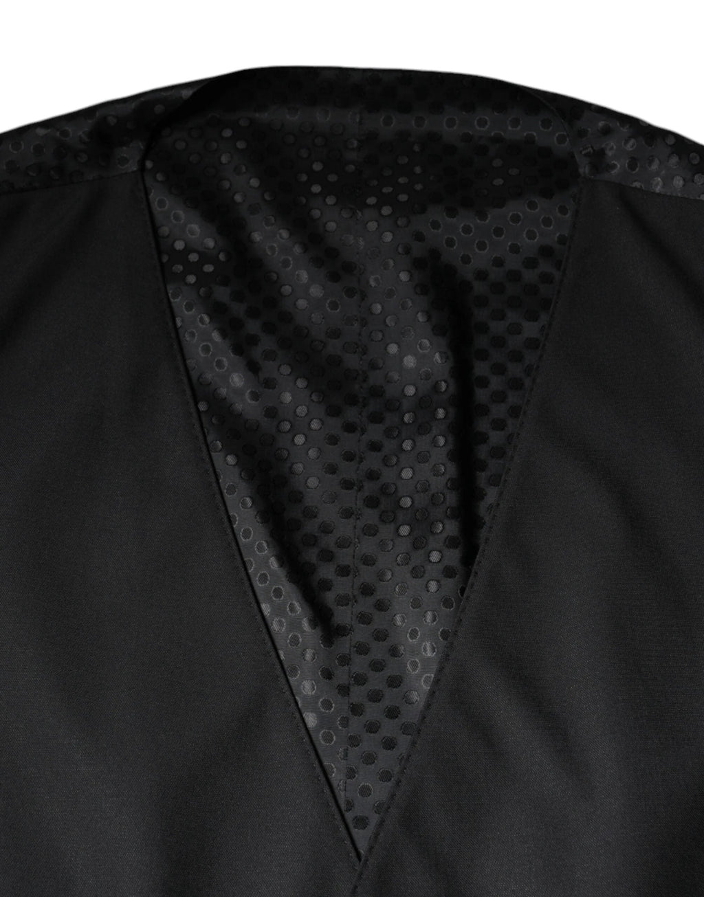 Dolce & Gabbana Black Wool Waistcoat Dress Formal Vest by Dolce & Gabbana