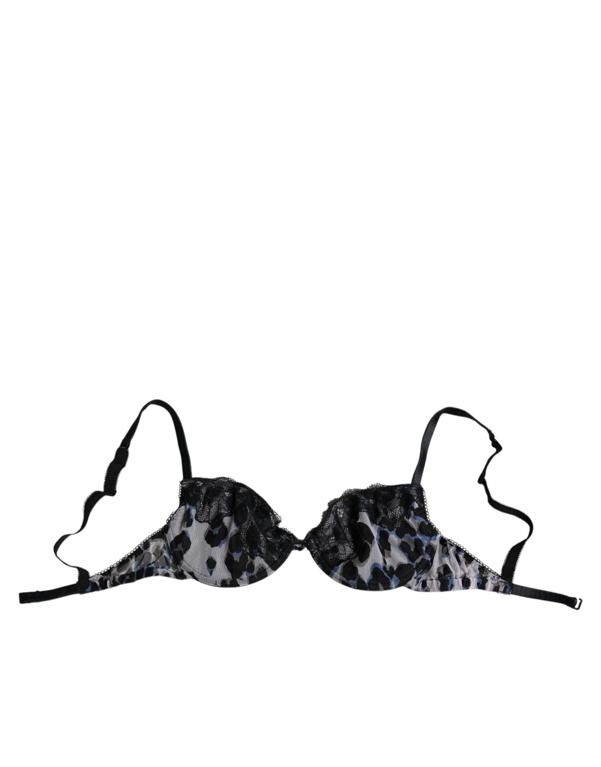 Roberto Cavalli White Leopard Push Up Reggiseno Bra Underwear by Roberto Cavalli