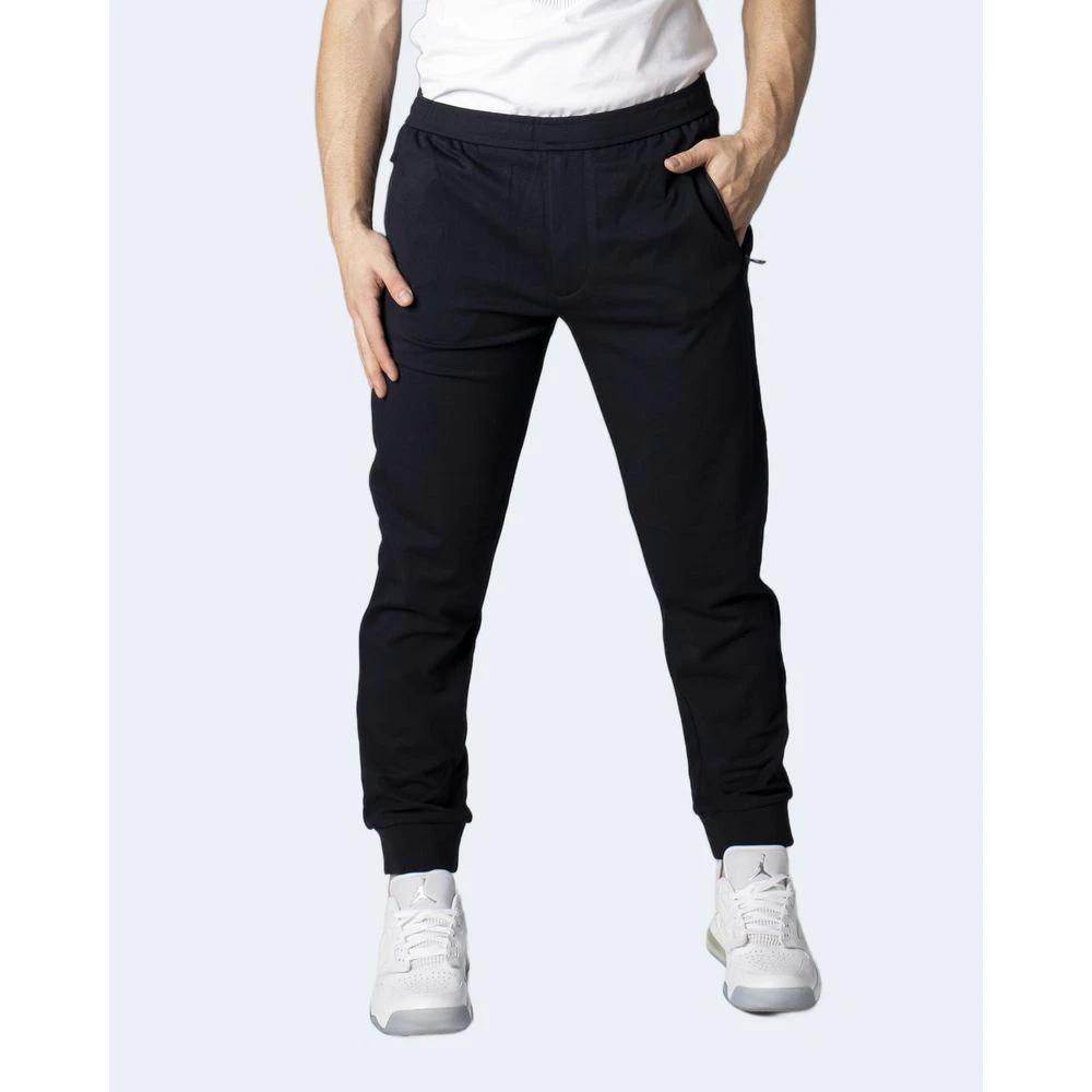 Armani Exchange Blue Viscose Skinny Pants by Armani Exchange