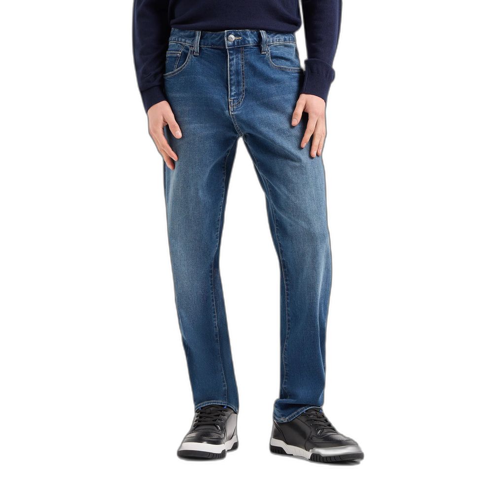 Jean skinny en coton bleu Armani Exchange
