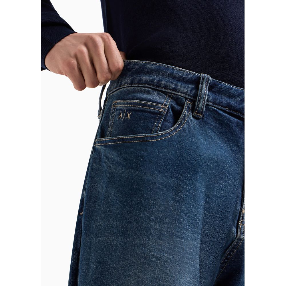 Jean skinny en coton bleu Armani Exchange