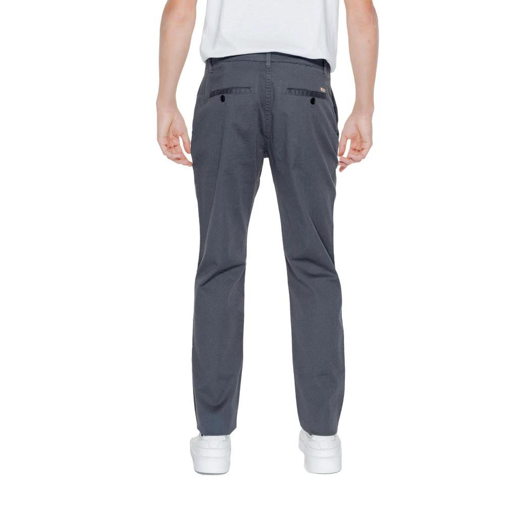 Armani Exchange Black Cotton Casual Pants by Armani Exchange