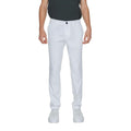 Armani Exchange White Cotton Casual Pants by Armani Exchange