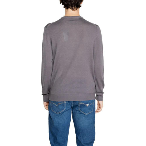 Armani Exchange Gray Wool Sweatshirt