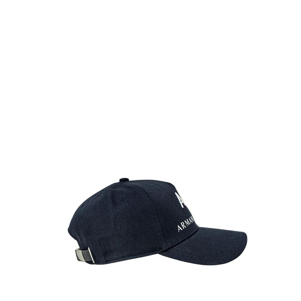 Armani Exchange Blue Cotton Cap (Baseball Hat) by Armani Exchange