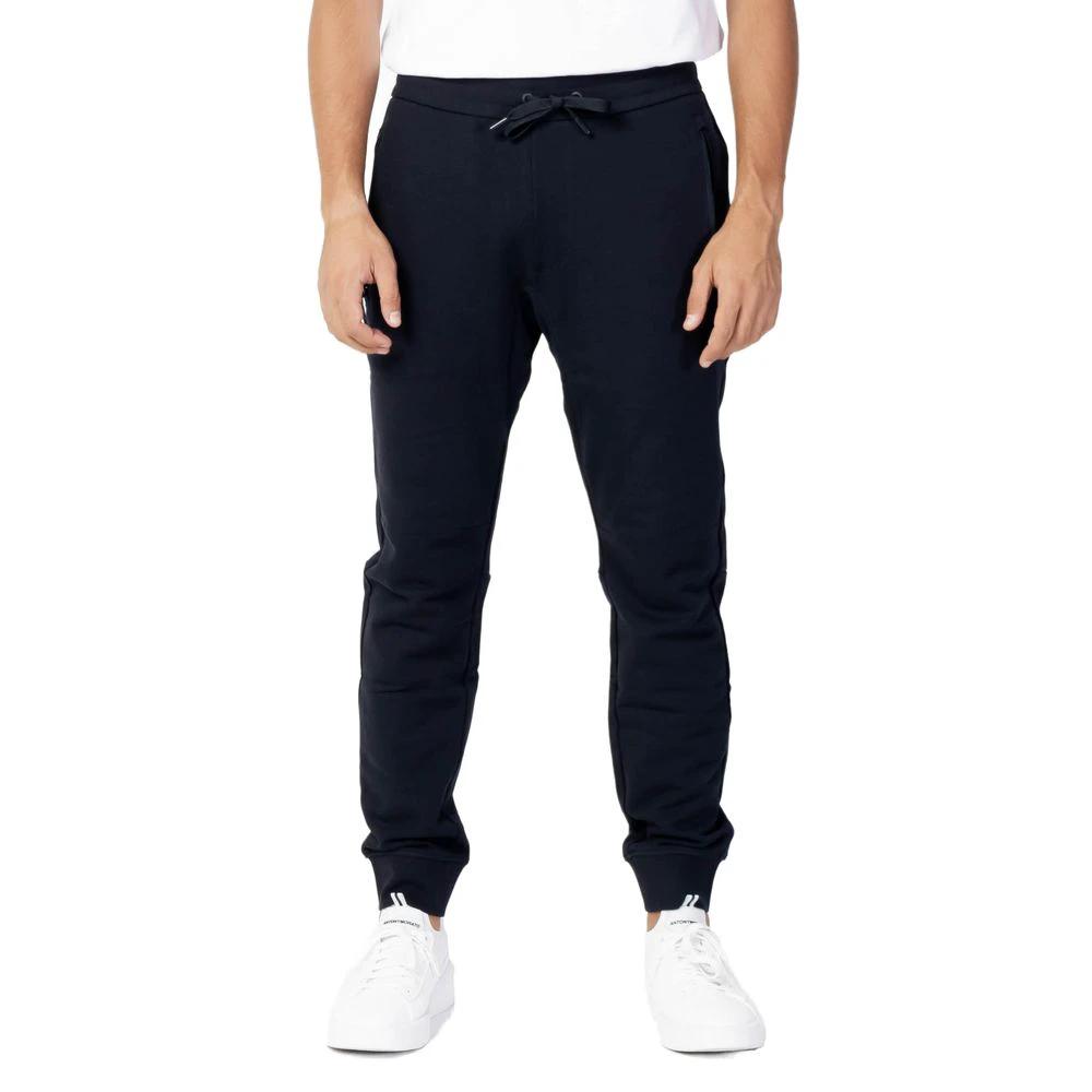 Armani Exchange Blue Cotton Joggers (Workout Pants) by Armani Exchange
