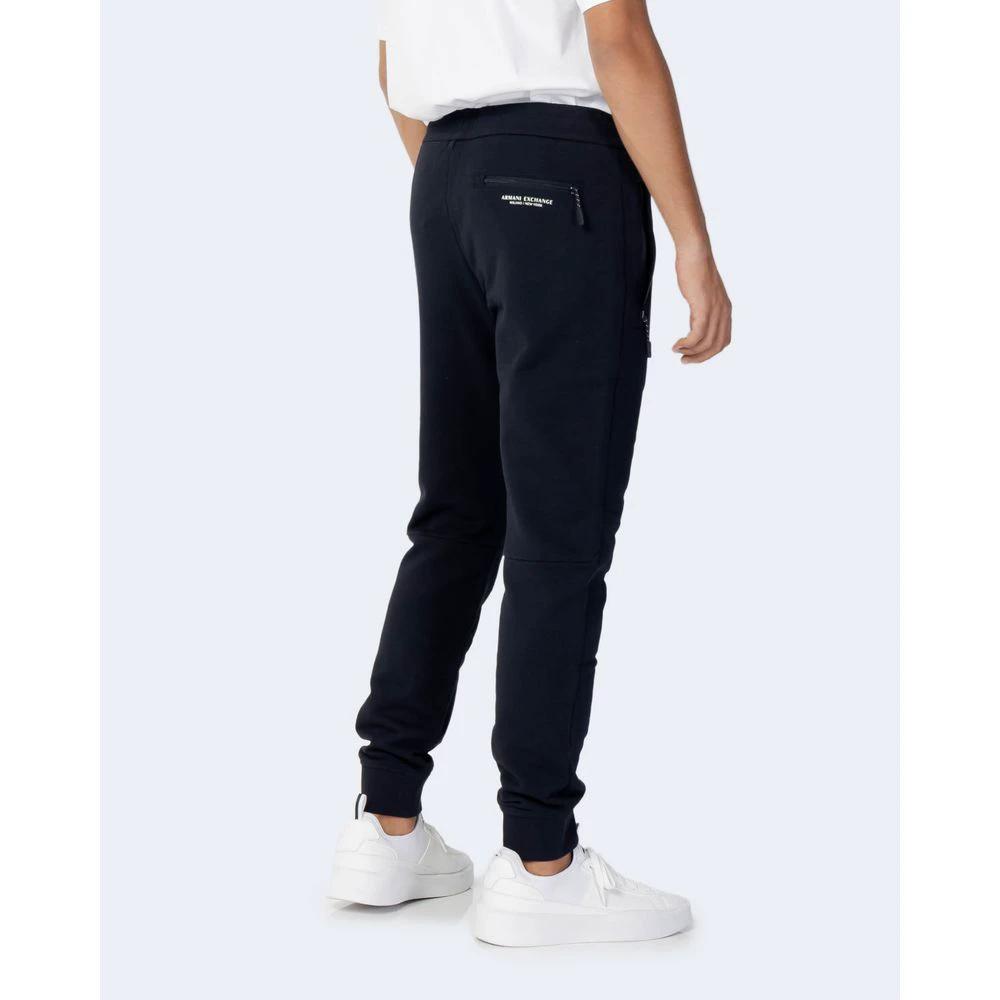 Armani Exchange Blue Cotton Joggers (Workout Pants) by Armani Exchange