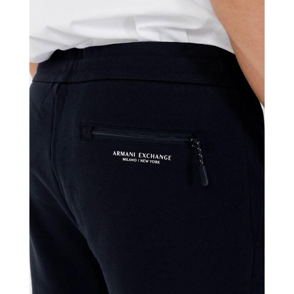 Armani Exchange Blue Cotton Joggers (Workout Pants) by Armani Exchange