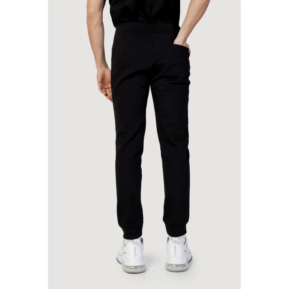 Armani Exchange Black Cotton Joggers (Workout Pants) by Armani Exchange