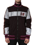 Dolce & Gabbana Multicolor Full Zip Jersey Men Bomber Jacket by Dolce & Gabbana