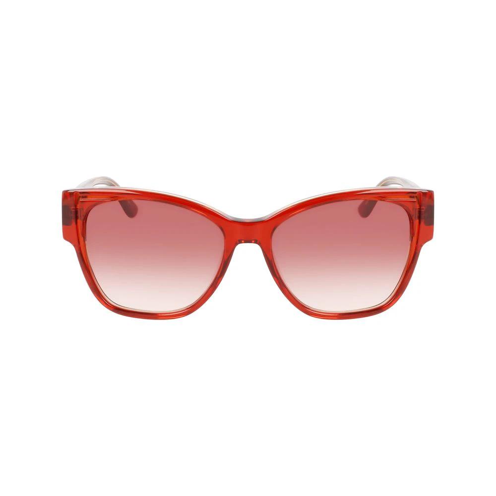 Karl Lagerfeld Orange Acetate Sunglasses by Karl Lagerfeld