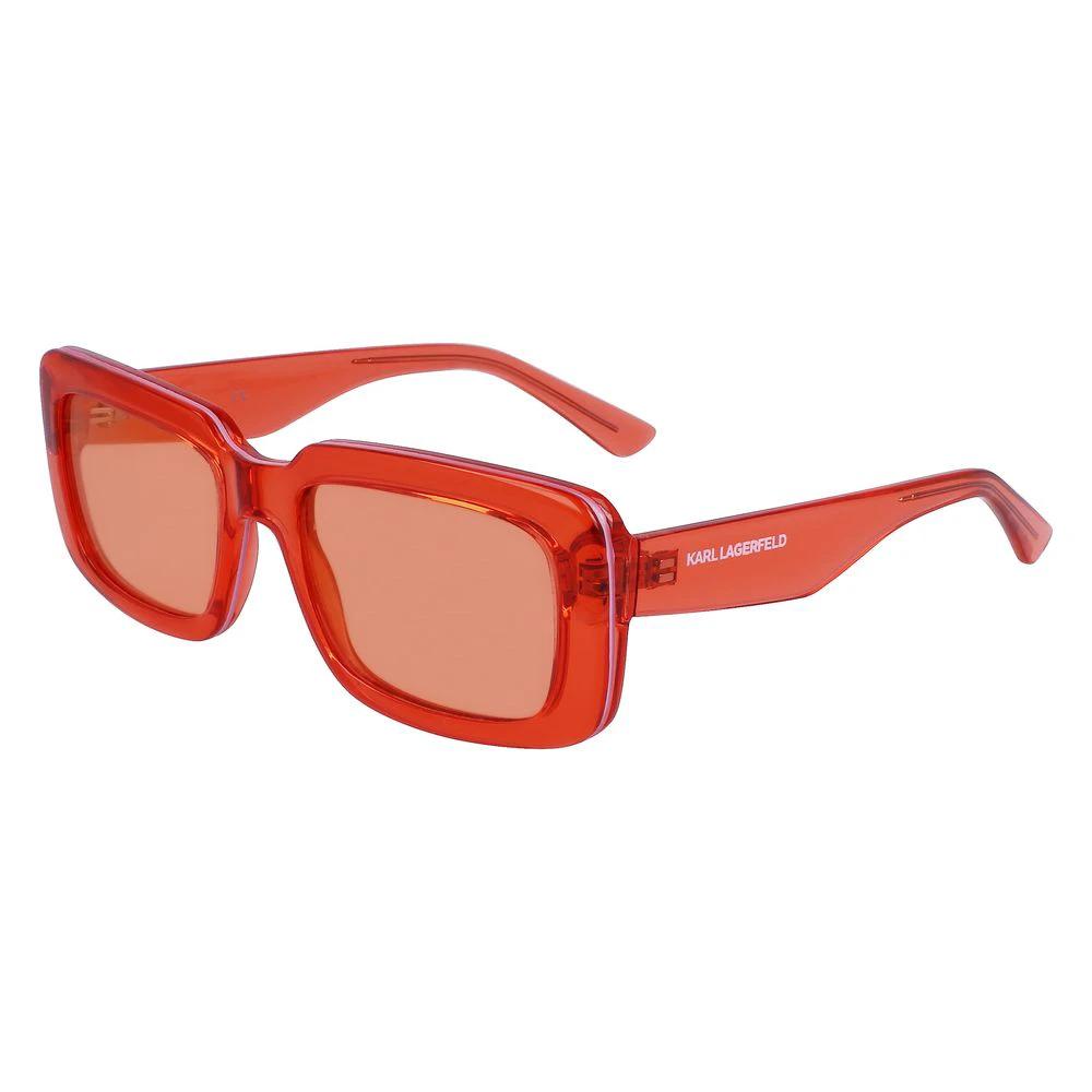 Karl Lagerfeld Orange Injected Sunglasses by Karl Lagerfeld