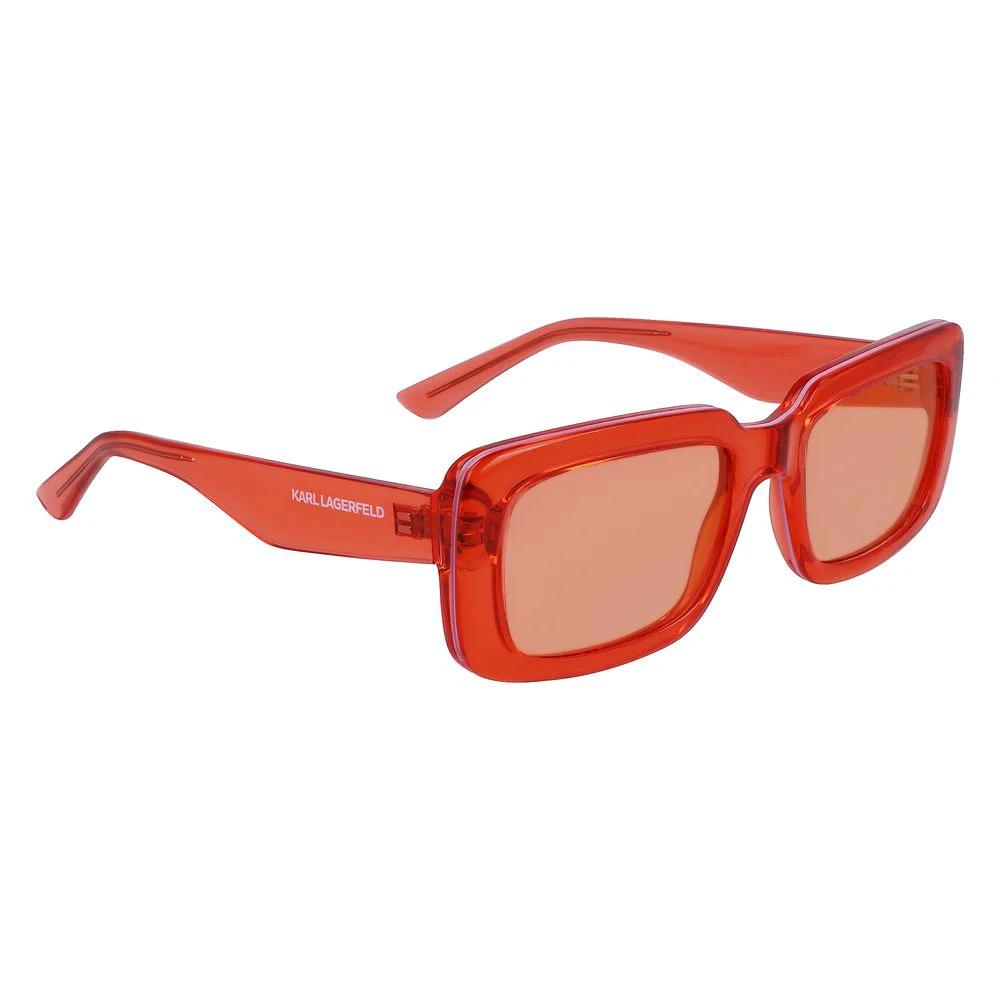 Karl Lagerfeld Orange Injected Sunglasses by Karl Lagerfeld