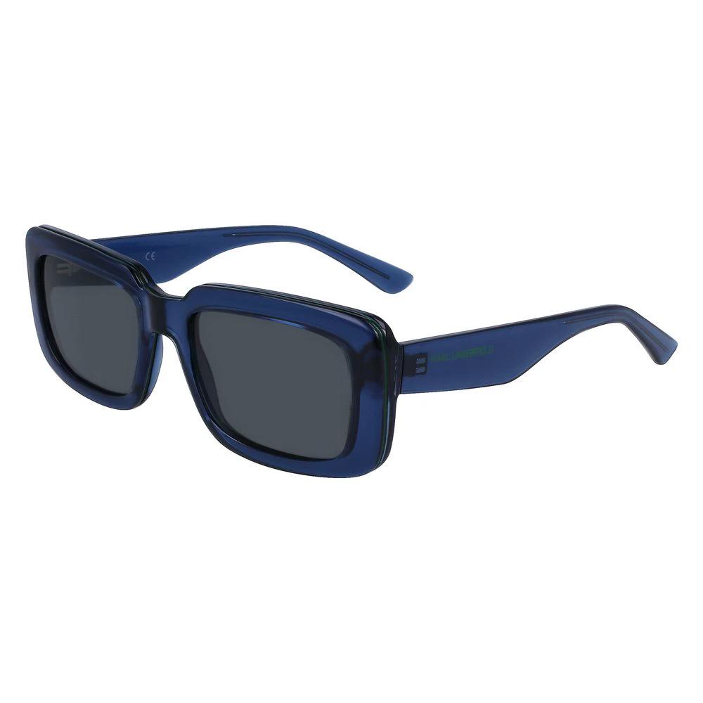Karl Lagerfeld Blue Injected Sunglasses by Karl Lagerfeld