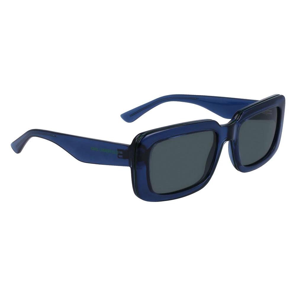 Karl Lagerfeld Blue Injected Sunglasses by Karl Lagerfeld